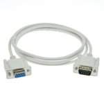 Male 9 Pin To Female 9 Pin Serial Cord 1.5M Long