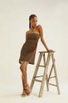 Havana Boobtube Dress - MINI - M-l Lemon