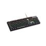 Canyon Deimos GK-4 Wired Black Mechanical Keyboard With Colorful Lighting SYSTEM104PCS Rainbow Backlight LED Also Can Custmized Backlight 1.8M