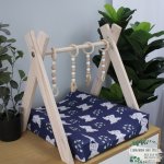 Changing Mat Cover Navy Pennygum Ellie Elephant