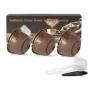 Dolce Gusto Reusable Coffee Capsule Pods Upgrade Generation Refillable Dolce Gusto Coffee Pods 3PCS/PACK With 1 Cleaning Brush& 1 Plastic Spoon Brown