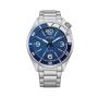 Eco-drive Aviator-style Stainless Steel Watch