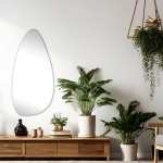 Ira Tear Drop Mirror