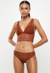 LaCie Lace Brazilian Brief - Cinnamon