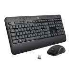 Logitech MK540 Advanced Wireless Mouse & Keyboard Combo - Black
