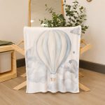Fleece Blanket Single Sided 1M X 1 4M Air Balloon In Stock