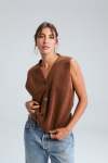 Sol Sleeveless Vest - Slate