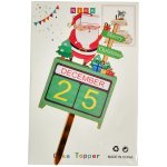 Merry 25TH Date Christmas Day Topper