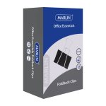 Marlin Office Essentials Fold Back Clips 51MM 12S