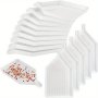 5/10 Pcs White Plastic Bead Sorting Trays For Diamond Painting Material Rhinestone Storage Plate Jewelry Craft Accessory Tools Diy Diamond Art Supplies