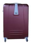 Smte Blue Star 1 Piece Sleek Luggage 20 Dark Red With Keychain