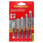 Tork Craft High-speed Steel Hex Shank Set 5 Piece