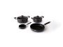 Le Chef Non-stick Casserole Pots And Fry Pans Combo 6 Piece