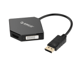 Orico Display Port To Hdmi|dvi|vga Adapter - Black - DPT-HDV3-BK