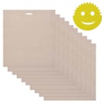Focusfit Non-stick Reusable Toaster Bags: Set Of 10