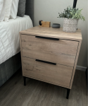 Brookhill Two Drawer Bedside Table