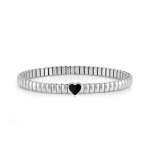 Extension Bracelet In Stainless Steel Coloured Heart