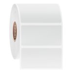 Ga International Cryo Barcode Labels For Liquid Nitrogen Storage 50.8MM X 25.4MM White For 5ML Tubes Roll With 2000 Labels - At