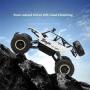 1:12 Scale Rc 4WD Rock Crawler - Silver With Rubber Tyres