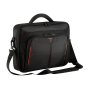Targus 15.6 Inch Classic+ Clamshell Laptop Bag - Black/red CN415EU