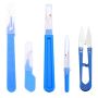 5PCS Plastic Handle Sharp Thread Breakers Manual Sewing Thread Breakers Set