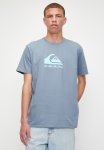 Quiksilver Corp Logo Short Sleeve Light Blue Logo - Flint Stone