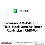 Lexmark XM-1140 High Yield Black Compatible Toner Cartridge – Alternate Brand