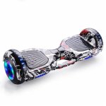 Ashcom 6.5" Smart Auto Balance Hoverboard With Bluetooth Speaker - Black & White