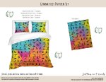 Kids Duvet Set Gymnastics Pattern