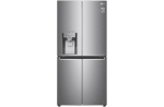 570L Side By Side Door In Door Fridge Auto Water & Ice -platinum Silver