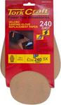 Spare Sanding Sheets For Glove 240 Grit 5PC Hand