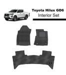 Toyota Hilux GD6 Manual auto 2015+ Interior Mat Set