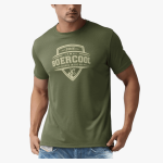 Mens Premium Cotton Short Sleeve Tee Green - 10XL