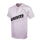 WMA308 White Diagonal Split Tech Tee - 4XL