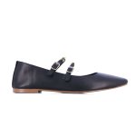 Double Strap Stud Pumps -navy