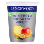 Lancewood Lactose Free Topical Fruit Flavoured Yoghurt 150G