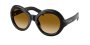 Prada Round Frame Sunglasses For Women In Black - Black / One Size