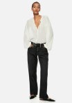 Pleated Blouse - White