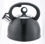 Goldair Stainless Steel Black Whistling Gas 2.5 L Kettle