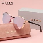 Wimn Cat Eye Fashion Glasses Women Polarized Fashion Ladies Female Vintage Shades For Driving Travel