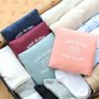 Foldable Large Capacity Travel Organizer Bag Polyester Casual Style With Zipper Closure Machine Washable Pink Portable Luggage Handle Wrap For Going Out - Compatible