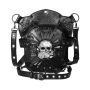 Leather Crossbody Shoulder Bags Steampunk Skull Bag Waist Bag Chest Bag