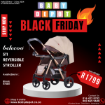 Black Friday Blitz Belecoo Reversible Stroller
