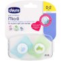 Chicco Physio Micro Silicone Soother Blue 0-2M