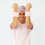 1KG 0.5KG Each Wrist & Ankle Silicone Weights - Pink