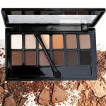 The Nudes" Eyeshadow Palette 12 Colors Earth Tones Glitter Matte Finish Portable Makeup Kit Nude & Smoky Eye Look Multi-texture 