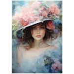 Deco Print Hydrangea Girl 2