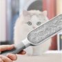 1PC Reusable Pet Hair Remover Brush - Manual Electrostatic Lint & Fur Cleaner For Clothes Bedding Furniture & Carpets