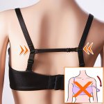 3PCS Plug-in Invisible Bra Strap Clip Adjustable Elastic Shoulder Strap Non Slip Buckle Women's Underwear And Accessories Three