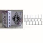1PC Metal Die Cut 2024 Metal Cutting Die For Paper Card Making Scrapbooking Diy Cards Photo Album Craft Decorations Ribbon Slots